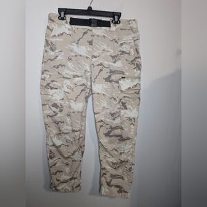 Mountain Hardware Camo Cargo Pants Women's Cascade Pass Sz 14 Hiking